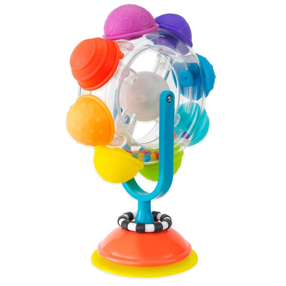 Sassy Rainbow Wheel High Tray Toy, Age 6+ Months